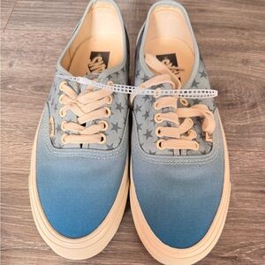 Vans Authentic Echoes Men's size 8.5 and Women's 10, Puritan Stars Blue Low Top